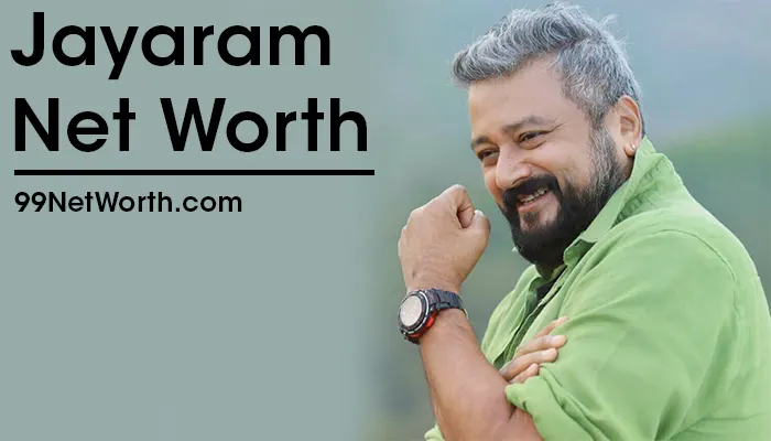 Jayaram Net Worth, Jayaram's Net Worth, Net Worth of Jayaram