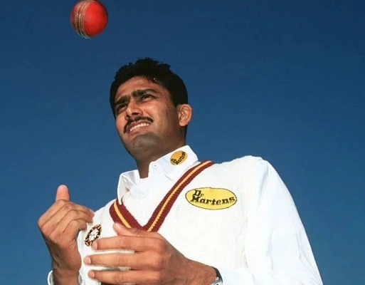 Anil Kumble Playing for Indian national cricket team